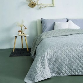 Κουβερλί 2 Όψεων Microfiber Υπέρδιπλο 220x240εκ. Molly Silver SB HOME