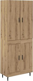 vidaXL Highboard 2 τμχ. Artisan Oak 69,5 x 34 x 180 εκ.