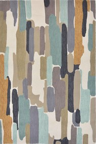 Χαλί Trattino Sea 444804 Ciel-Brown Harlequin 140X200cm