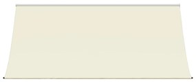 vidaXL Τέντα Συρόμενη Κρεμ 300 x 150 εκ. από Ύφασμα και Ατσάλι