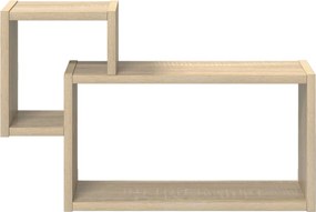 vidaXL Ράφι Τοίχου Επιτοίχιο Sonoma Δρυς 55 x 15 x 35 εκ.