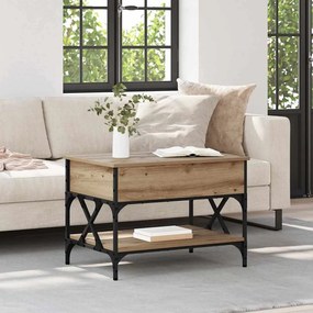 vidaXL Τραπεζάκι σαλονιού Artisan Oak 70x50x50εκ Επεξεργασμένο ξύλο