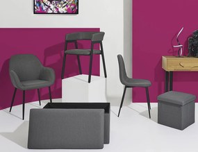 ΚΑΡΈΚΛΕΣ &amp; ΠΟΛΥΘΡΌΝΕΣ CHAIR ATOM GREY M4 HD0476