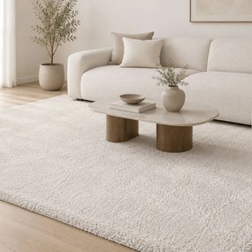 Χαλί (133x190) Polcarpet Satin Shaggy Beige