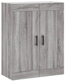 vidaXL Ντουλάπι Γκρι Sonoma 69,5 x 34 x 180 εκ. Επεξεργασμένο Ξύλο
