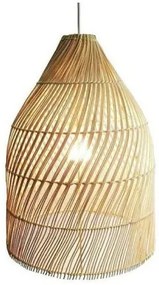 Κρεμαστό Φωτιστικό Οροφής Ε27 40W Rattan Φυσικό 124-01242-04 Luma Lighting-124-01242-04-Μπεζ 124-01242-04