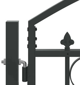 vidaXL Πύλη Φράχτη Άλλο Γκρι 400 x 200 cm Ατσάλι