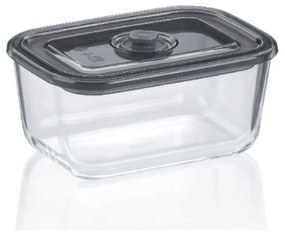 Δοχείο Τροφίμων Aurelia 12645 20x14,50x9cm 1,4Lt Clear-Grey Kela Glass