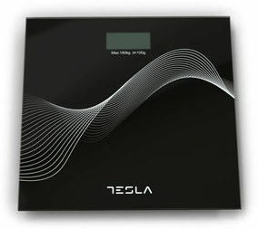 Tesla BS102B Ψηφιακή Ζυγαριά σε Μαύρο χρώμα