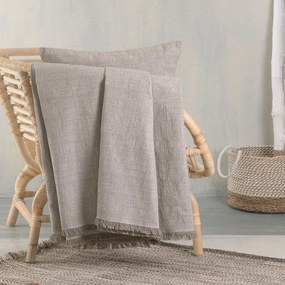 Ριχτάρι Mauricio Beige Ρυθμός Τετραθέσιο 180x330cm Cotton-Polyester