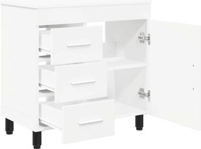 vidaXL Έπιπλο μπάνιου Λευκό 60 x 35 x 60 εκ. Επεξεργασμένο Ξύλο