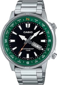 Ανδρικά Ρολόγια Casio MTD-130D-1A3VDF Ασημί (Ø 44 mm)