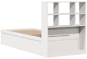vidaXL Σκελετός Κρεβ. Χωρίς Στρώμα Λευκό 90x200 εκ Μασίφ Πεύκο