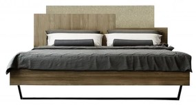 SB-00568 Κρεβάτι "ΜΟΡΦΕΑΣ" Διπλό σε χρώμα καρυδί-εκρου σκούρο 160x200
   , 1 Τεμάχιο