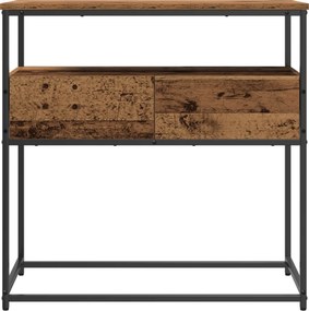 vidaXL Τραπέζι κονσόλας Παλιό Ξύλο 75 x 40 x 75 cm Επεξεργασμένο ξύλο