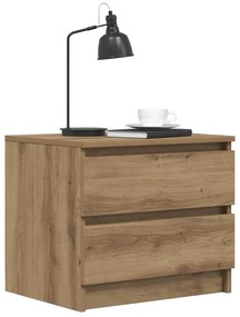 vidaXL Κομοδίνα 2 τεμ Artisan Oak 50x40x43.5 cm Κατασκευασμένο ξύλο