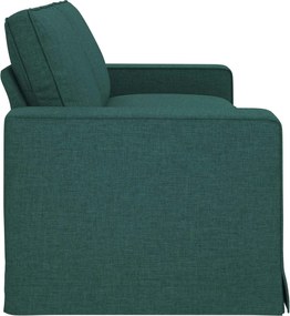 vidaXL Καναπές Σκούρο Πράσινο