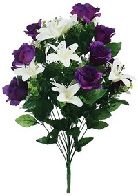 Τεχνητό Μπουκέτο Λουλουδιών 62εκ. Marhome 00-23605-24-3