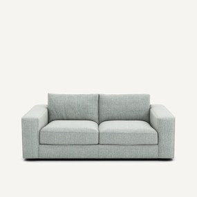 Τριθέσιος καναπές με μελανζέ ταπετσαρία, Skander