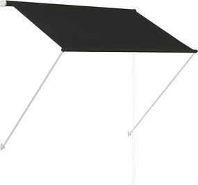 vidaXL Τέντα Συρόμενη Ανθρακί 150 x 150 εκ.