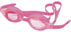 Γυαλιά Παιδικά Πισίνας Σιλικόνης Ροζ Με Ροζ Φακούς