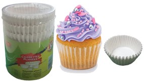 Σετ 125 πτυχωτά χαρτάκια cupcake για φούρνο - Ανά 6 Τμχ