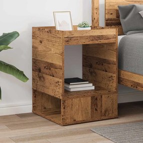 vidaXL End Table Παλιό ξύλο 40 x 40 x 56 εκ. Επεξεργασμένο ξύλο