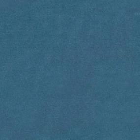 vidaXL Πάγκος Μπλε 110x45x60 εκ. Βελούδινος