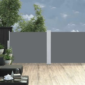 vidaXL Σκίαστρο Πλαϊνό Συρόμενο Βεράντας Ανθρακί 140 x 1200 εκ.
