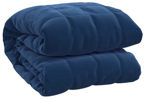 vidaXL Κουβέρτα Βαρύτητας Μπλε 200 x 225 εκ. 9 κ. Υφασμάτινη