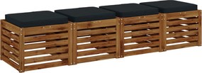 vidaXL Μαξιλάρια καθιστικού 4 κομματιών VUGHT 4 pcs 100% Πολυεστέρας