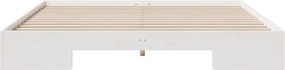 vidaXL Σκελετός Κρεβατιού Λευκό 200 x 200 cm