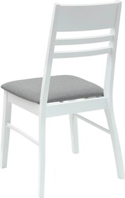 vidaXL Καρέκλες φαγητού 2 pcs Λευκό 43 x 54 x 89 εκ.