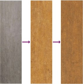 vidaXL Πόρτα Κήπου από Ατσάλι Corten 100x75 εκ.