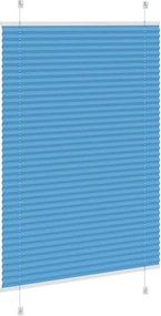 vidaXL Πλισέ περσίδα Μπλε 95x150 cm Πλάτος υφάσματος 94,4 cm