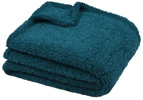 Κουβέρτα Fleece Ημίδιπλη (180x220) S-F Montreal Petrole P3C681006