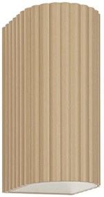 Φωτιστικό Τοίχου - Απλίκα E420 7,6x9x16cm 2xLed 405lm 3W 3000K Beige