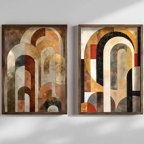 Κάδρα (Σετ 2Τμχ) 856EVL1629 50x3,5x70cm Multi Wallity Vertical Mdf, Wood