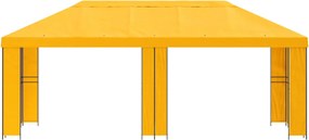 vidaXL Κήπος Γκαζebo 6 x 3 m Κίτρινο Πολυεστέρας και Χάλυβας 190