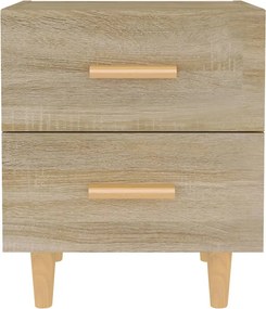 vidaXL Κομοδίνα 2 τεμ. Sonoma Δρυς 40 x 35 x 47,5 εκ.
