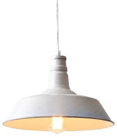 Φωτιστικό Οροφής Μονόφωτο Aca Minore KS1290P36T1GW White Patine