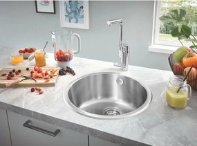 Νεροχύτη με Ένα Κύπελλο Grohe K200 Γκρι