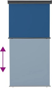vidaXL Σκίαστρο Βεράντας Πλαϊνό Μπλε 125 x 250 εκ.
