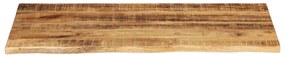 vidaXL Επιφάνεια Τραπεζιού 110x60x2,5 εκ. Live Edge Μασίφ Ξύλο Μάνγκο