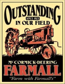 Μεταλλική πινακίδα Farmall - Outstanding