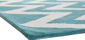 Χαλί DKD Home Decor 160 x 230 x 2 cm πολυεστέρας Ζιγκ-ζαγκ Δίχρωμα