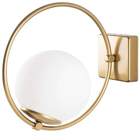 Φωτιστικό Τοίχου - Απλίκα Dolunay 521SHN2243 15x31x28cm 1xE27 40W Gold-White Opviq