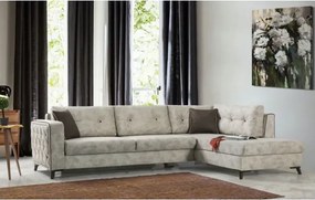 Stewehome Γωνιακός καναπές με κρεβάτι μοντέρνου στιλ