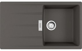 Franke Centro CNG 611-86 Ένθετος Γρανιτένιος Νεροχύτης 50cm Slate Grey