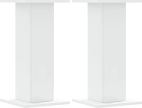 vidaXL Βάσεις Ηχείων 2 Τεμ. Λευκή 30x30x60 εκ. Επεξ. Ξύλο